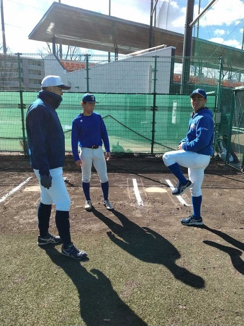 東北大の 2 投手が明大に短期留学中　佐藤「雪で練習できない。ありがたい」越智「すべての面で吸収したい」