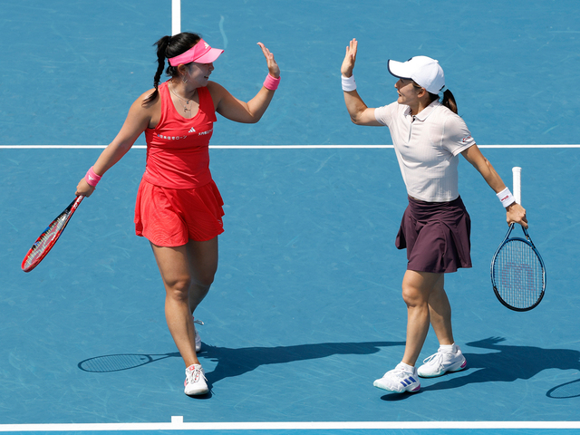 青山修子／穂積絵莉が快勝！WTA1000 大会で 2 勝目を挙げる [カタール・オープン／テニス]