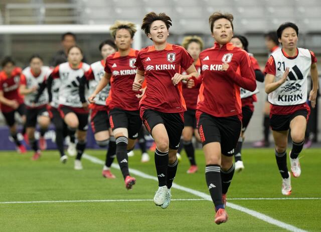 なでしこジャパン、第 2 戦へ調整 サッカー女子国際親善大会