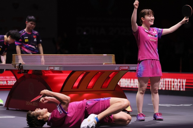 吉村真晴・大藤沙月ペアが世界ランク1位中国ペアを撃破！卓球界に衝撃