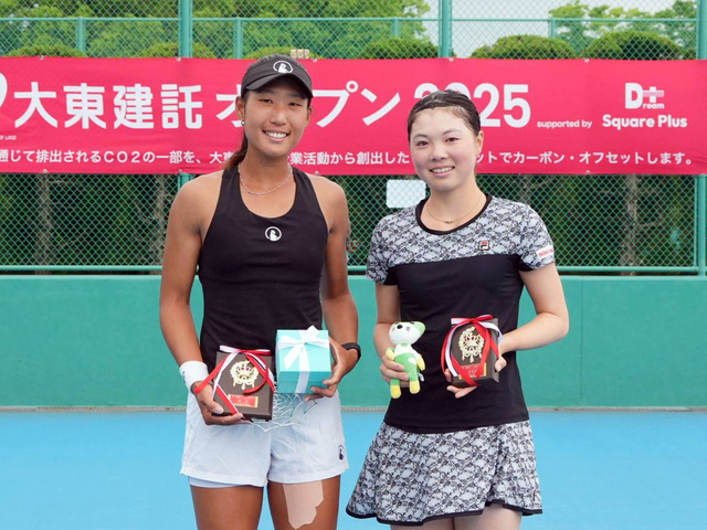 キャロル・リーが逆転勝利で単複2冠達成！木下晴結はITFツアー初優勝ならず【大東建託オープン富山大会】