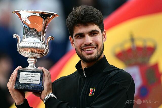 カルロス・アルカラス、イタリア国際でシナーを破り優勝！全仏オープン連覇へ弾み
