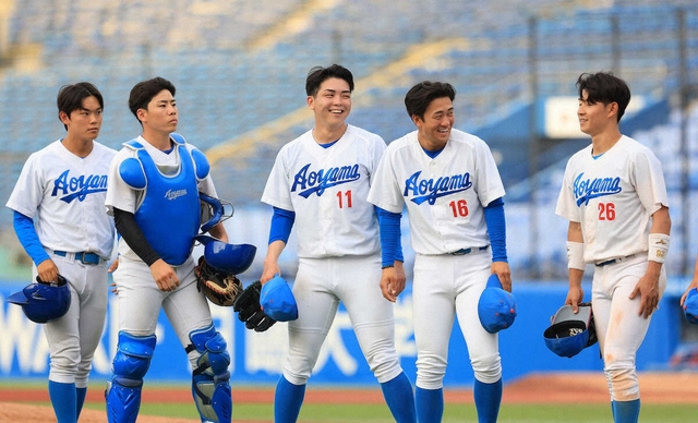 青学大、リーグ史上4度目の5連覇へ王手！エース中西が完封勝利で優勝に弾み