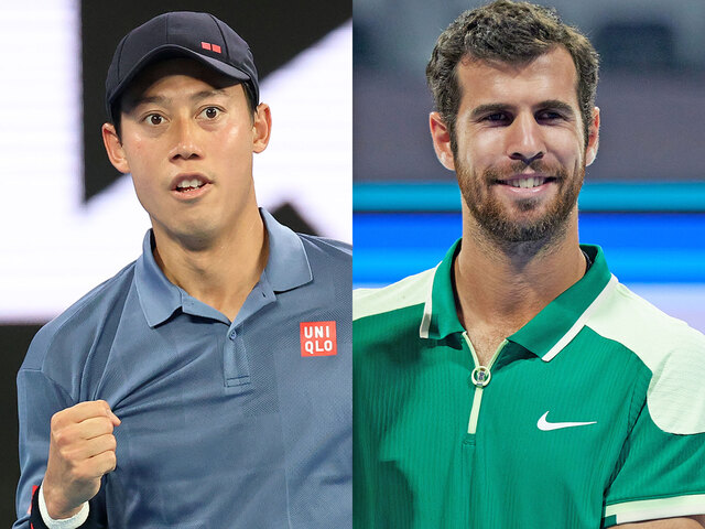 錦織圭 vs ハチャノフ 順延の2回戦再開！ジュネーブ・オープン熱戦続く