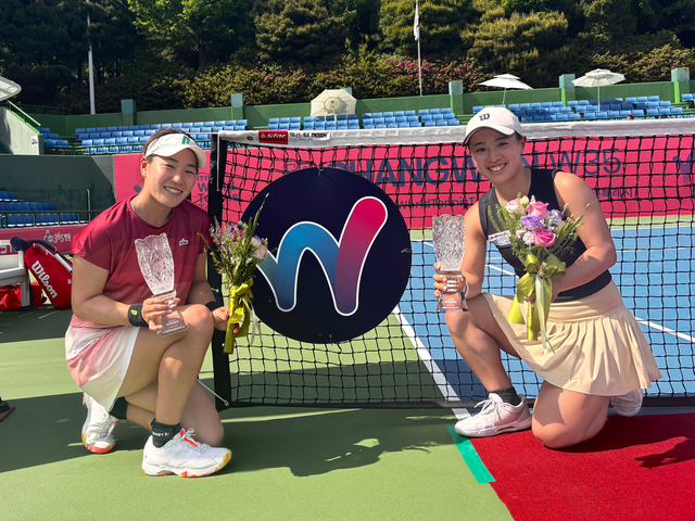 阿部宏美＆山﨑郁美が昌原でダブルス初優勝！2週連続決勝進出の快挙