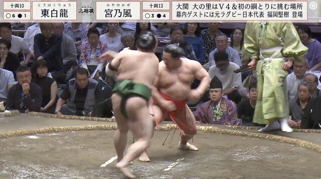 大相撲五月場所：宮乃風の激怒と勝利の瞬間にファン騒然