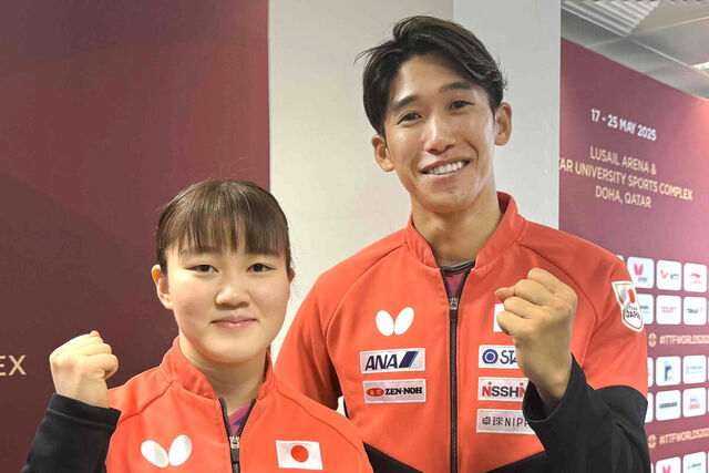 岸川聖也監督の誕生日に最高のプレゼント！世界卓球混合ダブルスで銅メダル獲得