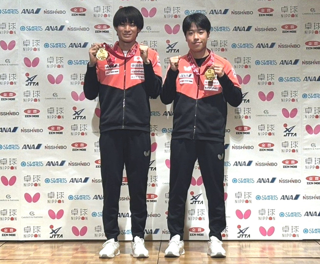 卓球男子ダブルス64年ぶりの金メダル！戸上＆篠塚、2028年ロス五輪へ向けて新たな挑戦