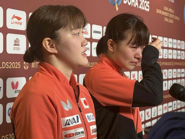 【世界卓球】大藤沙月＆横井咲桜、金メダルの夢叶わずも次への誓い