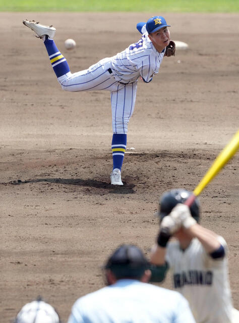 健大高崎の新星・石垣聡志が初先発で3回1失点の好投！2年ぶりの準決勝進出に貢献