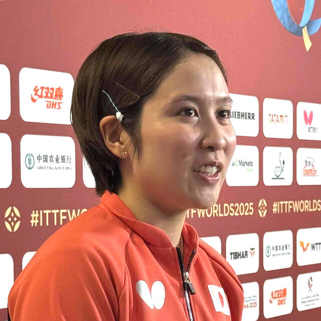 【ドーハ世界卓球個人戦】平野美宇、ランク137位のクロアチア選手に敗れ涙…女子シングルス2回戦で逆転ならず
