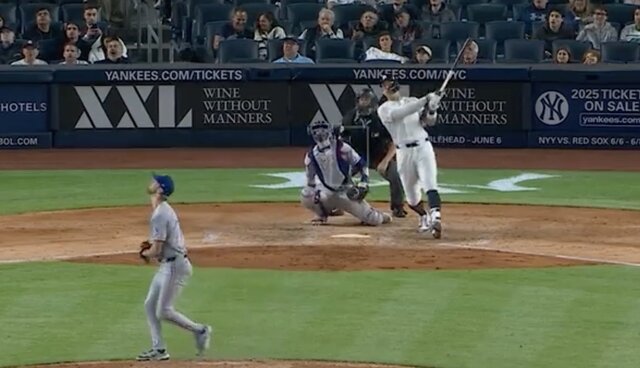 アーロン・ジャッジの驚異の逆方向ホームラン！MLBヤンキース対レンジャーズ戦で話題の一打