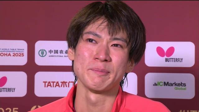 戸上隼輔、世界卓球2025で涙と勝利のベスト8入り！初の単メダル獲得へ爆進