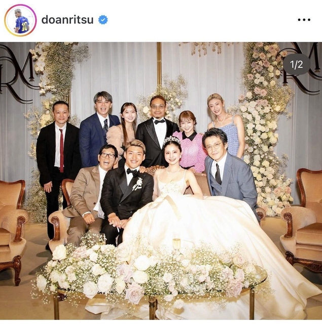 堂安律の結婚式に豪華ゲストが集結！サッカー日本代表の絆と人脈が光る