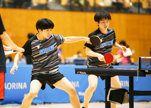 白子高校の北村・大畑ペアが東海高校総体卓球男子ダブルスで見事優勝！
