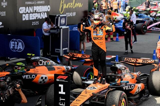 F1スペインGP：ピアストリがポール・トゥ・ウィン！マクラーレンの快進撃とフェルスタッペンのペナルティ
