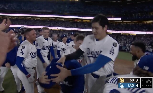 大谷翔平と山本由伸の劇的なサヨナラ勝利！ MLBドジャース対パドレス戦の感動シーン