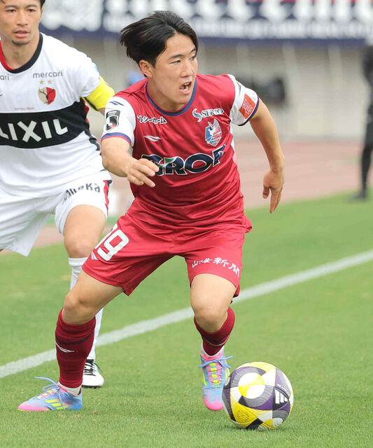 佐藤龍之介が今季４点目を決め日本代表初選出に意欲「成長のチャンスを掴む」
