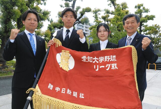 中京大学野球部、春季リーグ優勝後の中日新聞社訪問と全日本大学選手権への意気込み
