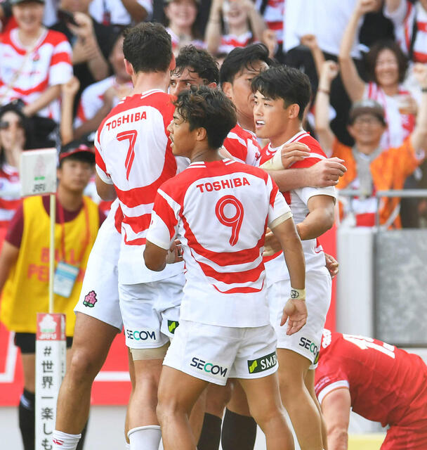 ラグビー日本代表、ウェールズに逆転勝利！中楠一期の感動トライで初白星