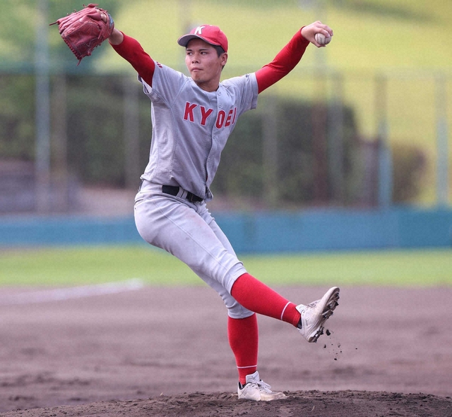 京都共栄学園の小林快投、鳳凰フォームで甲子園目指す！