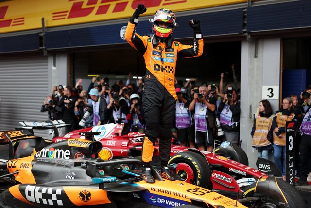 【速報】ピアストリがベルギーGPで今季6勝目！角田裕毅は13位に終わる｜F1 2025 ベルギーGP決勝