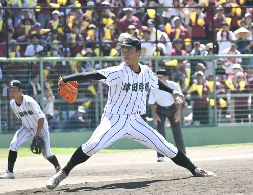 【決勝戦】津田学園の桑山晄太朗、完封で三重大会優勝！エースの意地を見せつける