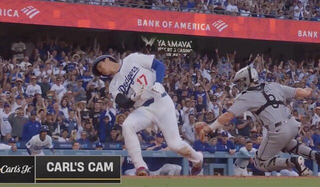 大谷翔平の爆速走塁が球場を熱狂させる！ MLBドジャース対ホワイトソックスの驚異のプレイ