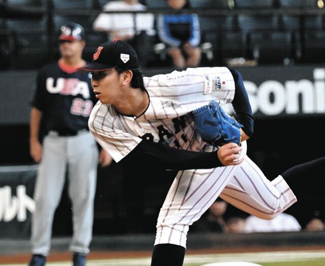 早大・伊藤樹が6イニング1失点で初戦勝利！日米大学野球選手権開幕戦で輝く