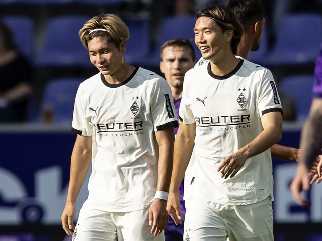 21歳FW福田師王が鮮烈な2ゴールでボルシアMGの快勝を導く！