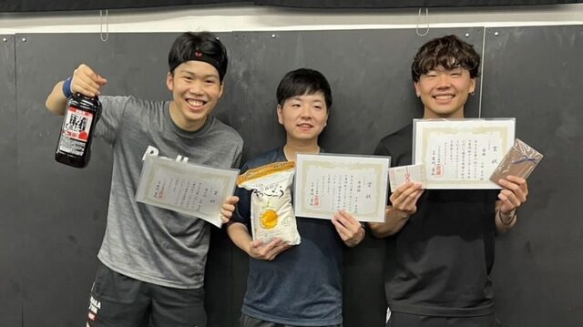 第8回ハンドソウの岩城杯ラージボール大会：PPD・三枝晃記が男女混合シングルス優勝