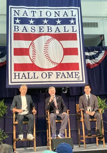 イチロー氏、米野球殿堂入り表彰式典前日に熱弁「重圧で押しつぶされそう」