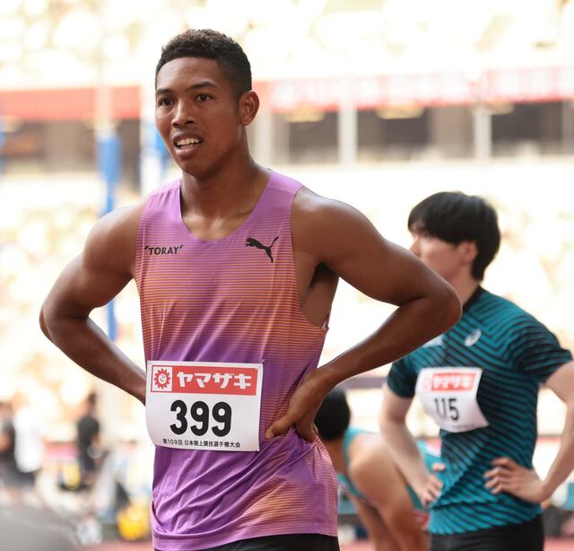日本陸上選手権2025：男子100メートル予選で波乱、サニブラウンと柳田大輝の苦悩