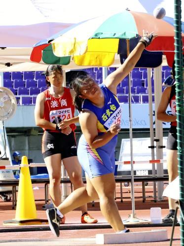 【インターハイ】西武台・米川佳里奈が砲丸投げ制覇！14m29の自己ベスト更新も「次へ繋げる」