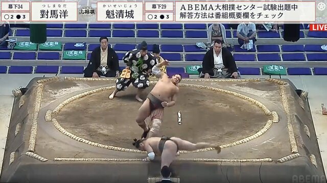 大相撲七月場所で見た土俵際のアクロバティックショー！力士の驚異の動きに館内騒然