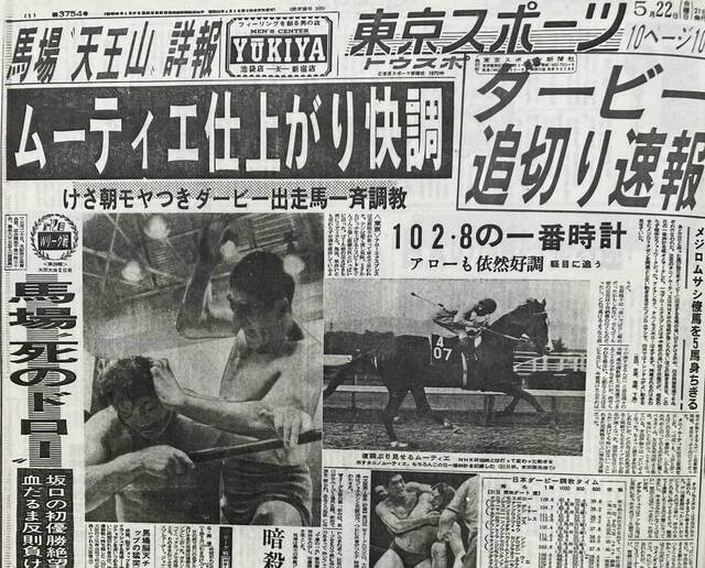 【昭和の競馬史】タニノムーティエのダービー勝利と東スポ競馬の速報写真の誕生