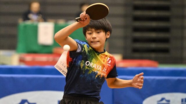 【卓球】重田柊介が0-2からの大逆転で初優勝！全農杯2025ホープス男子決勝