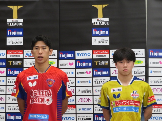 ノジマTリーグ2025-2026シーズン開幕戦: 琉球・吉村真晴が語る勝利への決意