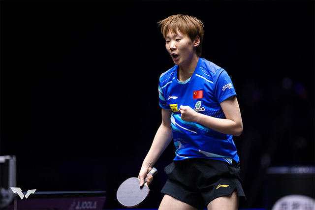 王曼昱が初戦突破！ミスを減らす意識でシェルベリに快勝【卓球 USスマッシュ2025】