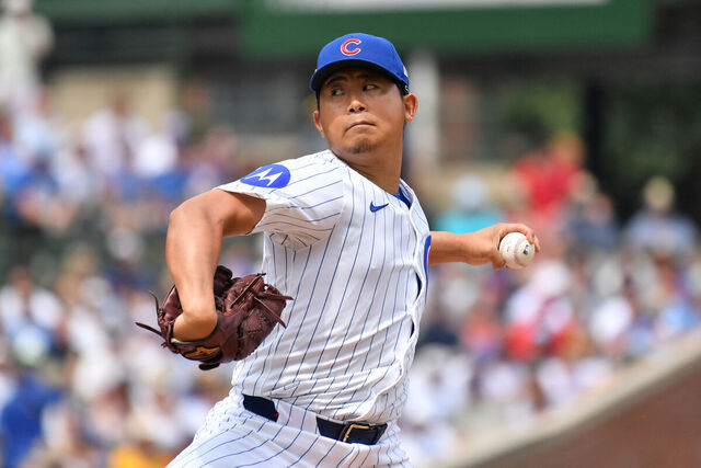 今永昇太の好投も9勝目ならず、鈴木誠也の勝ち越し打でカブスが勝利