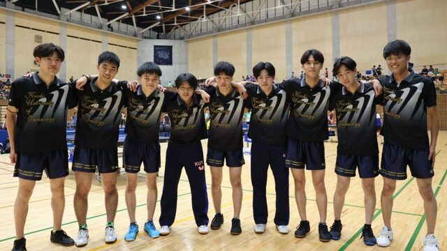 高知工科大学が7連覇達成！決勝で新潟大学を逆転勝利＜第65回全国国公立大学卓球大会・男子学校対抗＞