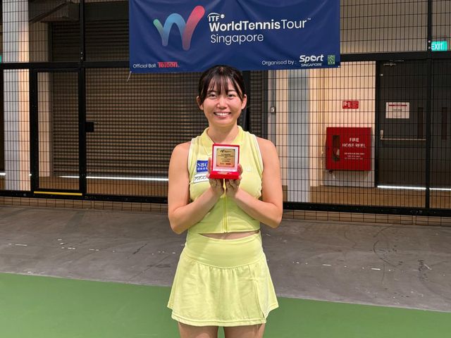 【W15シンガポール】荒川晴菜が圧巻の単複2冠！ 川口夏実との強力ダブルスで完全制覇