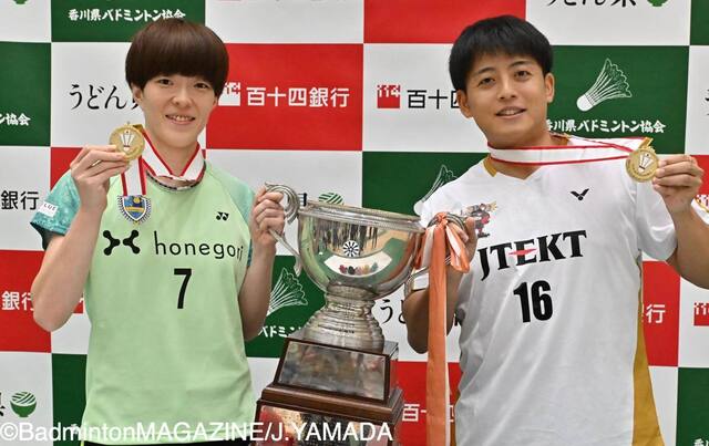 【バドミントン】古賀輝＆今井優歩が劇的逆転勝利！今井初の全国タイトル獲得＜全日本社会人2025混合ダブルス＞