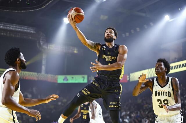 B1群馬、NBA傘下Gリーグ選抜に惜敗 国際親善試合で熱戦繰り広げる